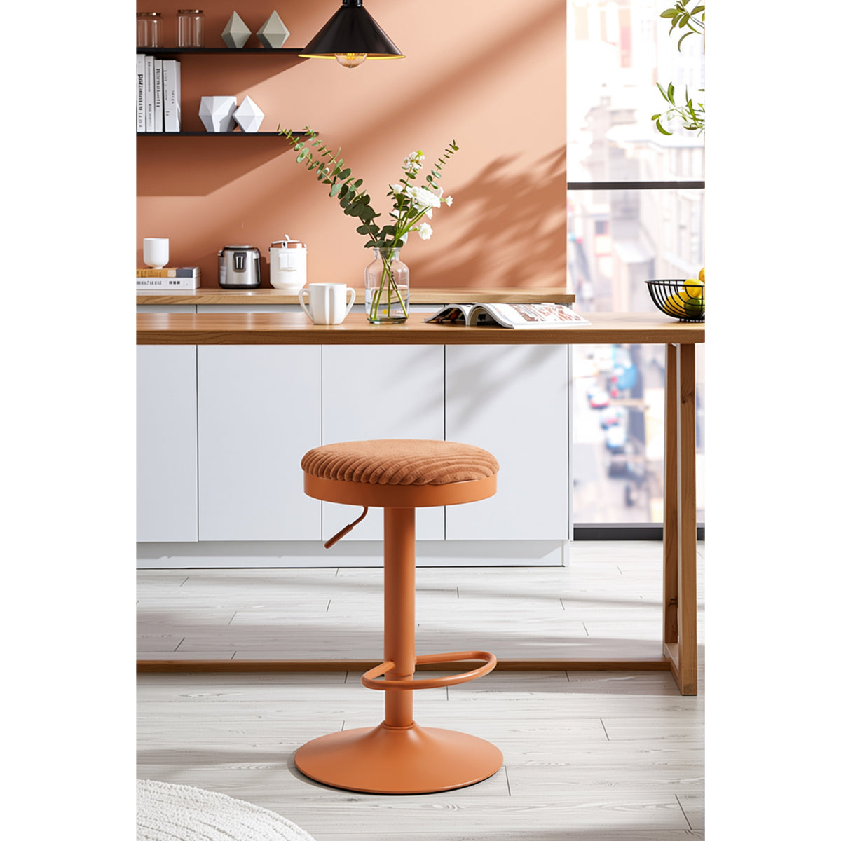 Unimplied Modern Adjustable Bar Stool - QIRO