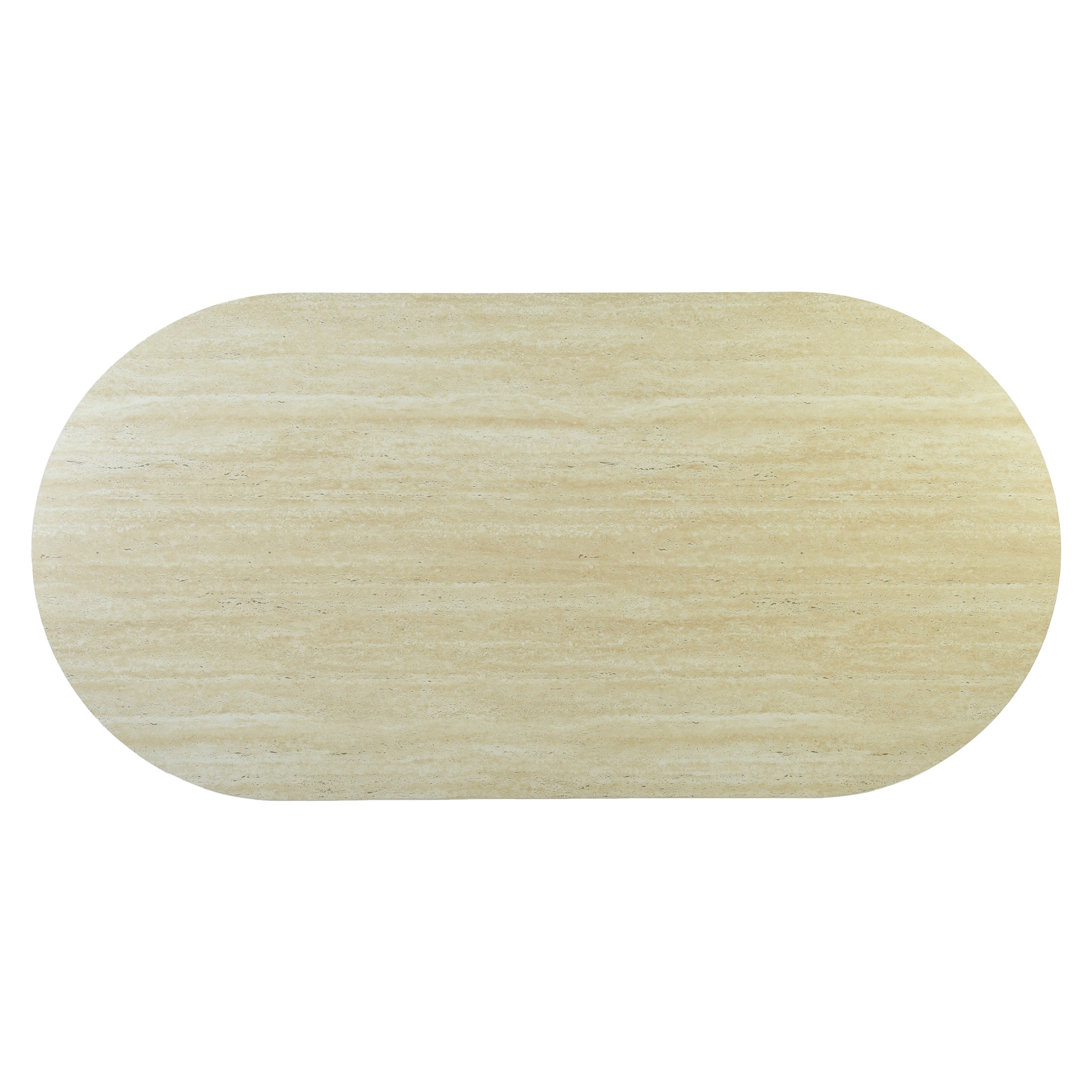 Modern Travertine-Style Dining Table – LOMARA