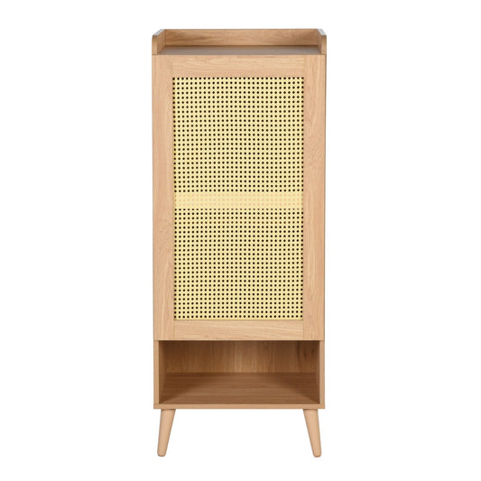 Queralt Faux Rattan Shoe Cabinet