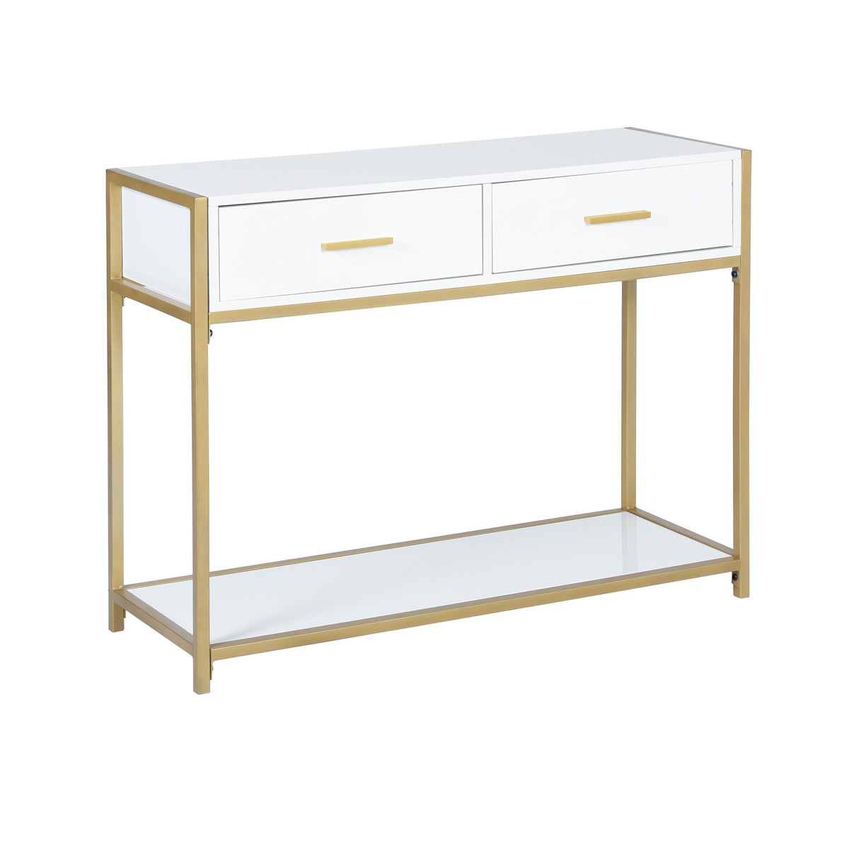 Quick 2 Drawers Console Table