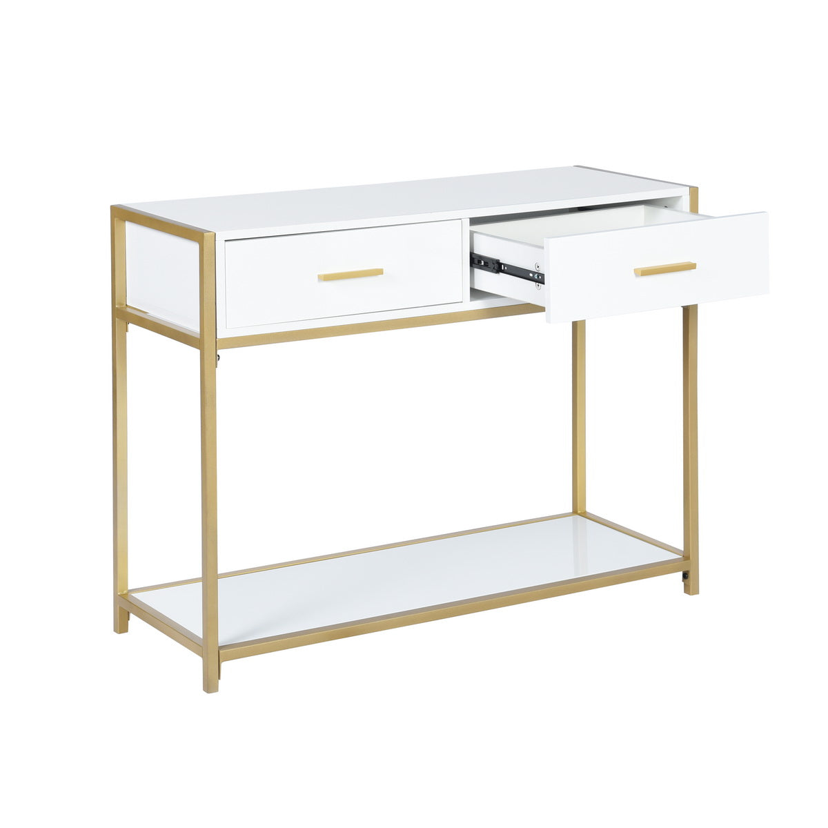 Quick 2 Drawers Console Table