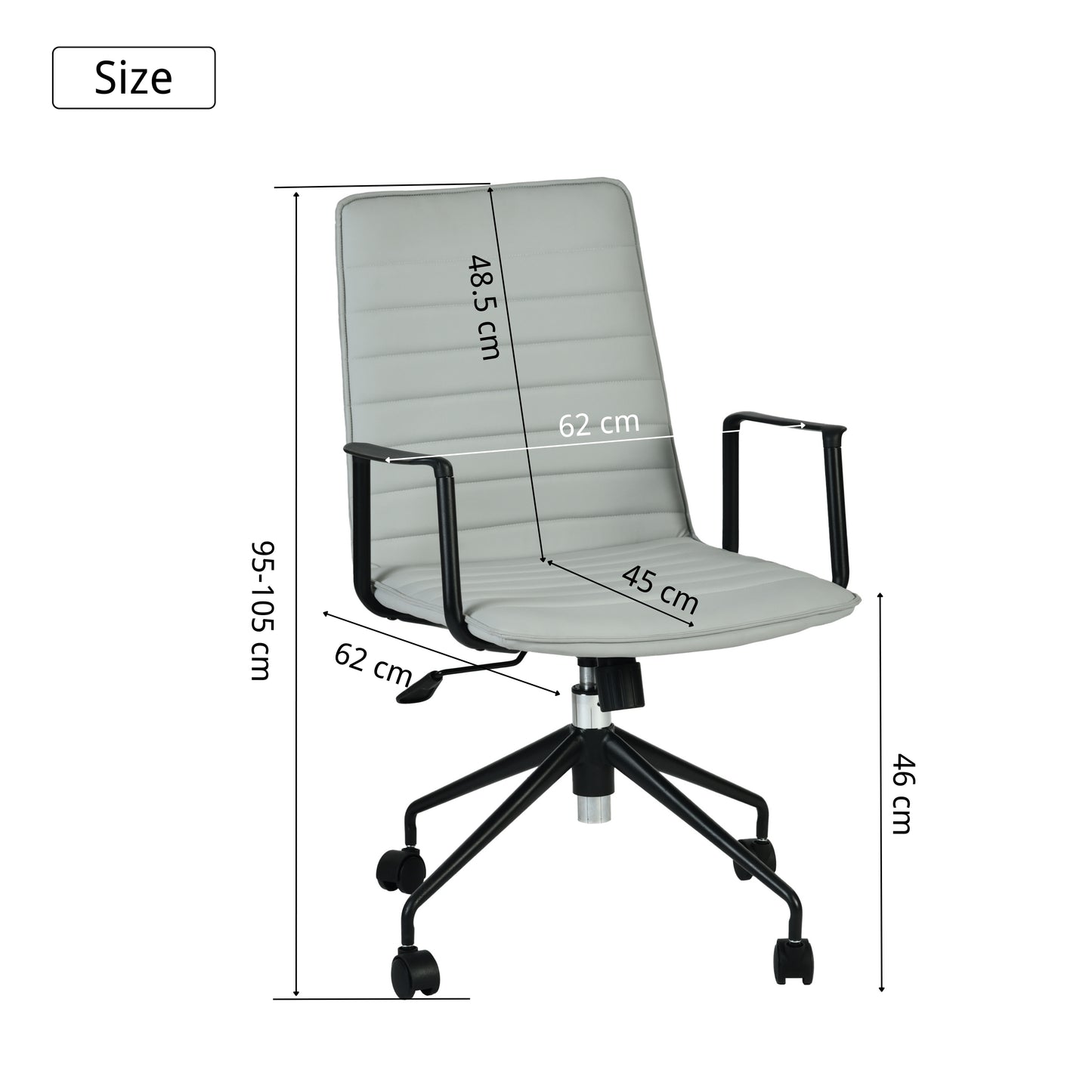 Modern Ergonomic Leather Office Chair - QUNARIS