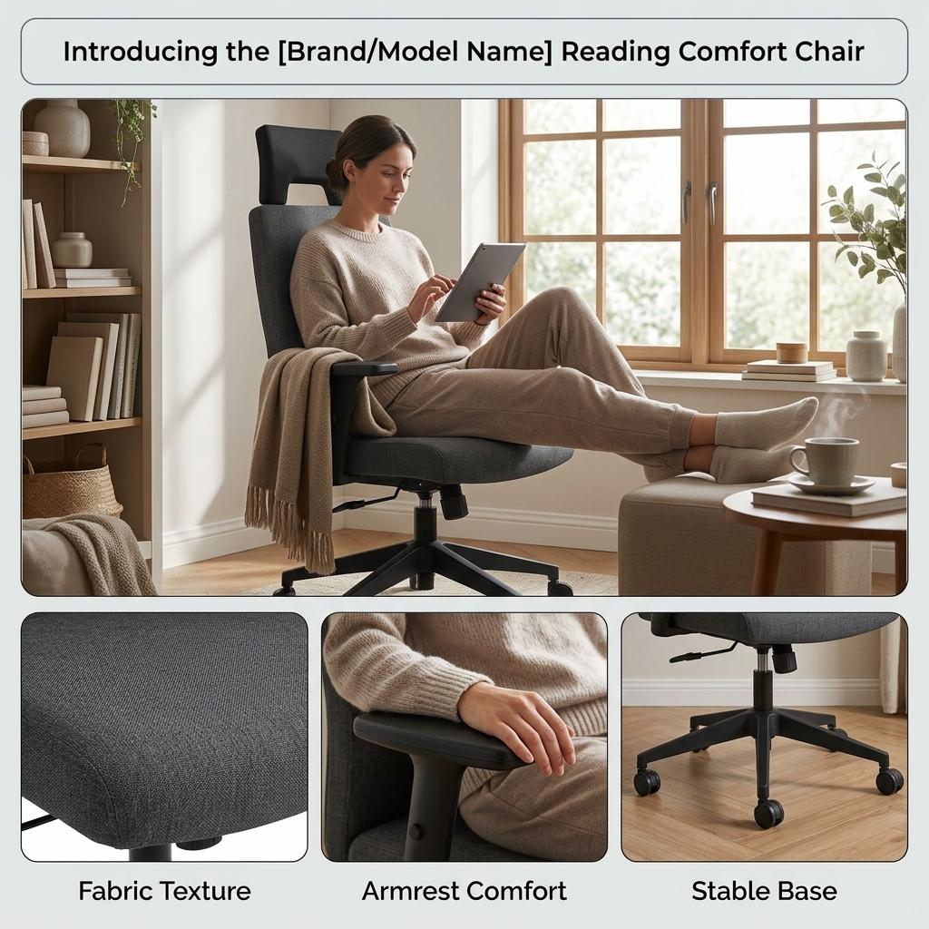 Modern Ergonomic Fabric Office Chair - RACHEL DG
