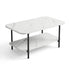 Modern Workspace Table, MDF Marble Melamine, Metal Legs - RALE MARBLE