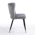 Modern Velvet Dining Chair, Metal Legs – RANGE JOANNA GREY