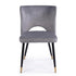 Modern Velvet Dining Chair, Metal Legs – RANGE JOANNA GREY