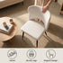 Modern Velvet Dining Chair, Metal Legs - RANGE JOANNA OYSTER