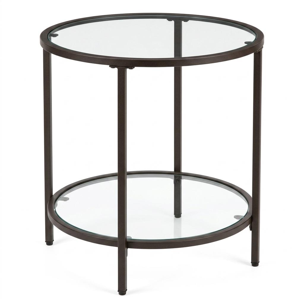 Modern Black Accent, Marble Top Gold Frame - REGENT SIDE TBL BLK