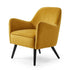 Modern Gold Accent Chair, Fabric Upholstery – RELPHE GOLD