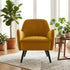 Modern Gold Accent Chair, Fabric Upholstery – RELPHE GOLD