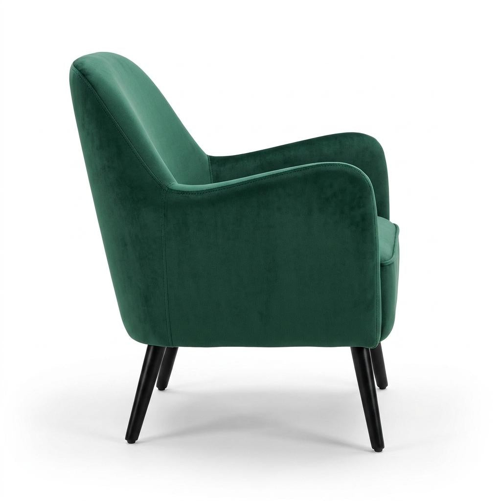 Modern Accent Velvet Chair - RELPHE GREEN