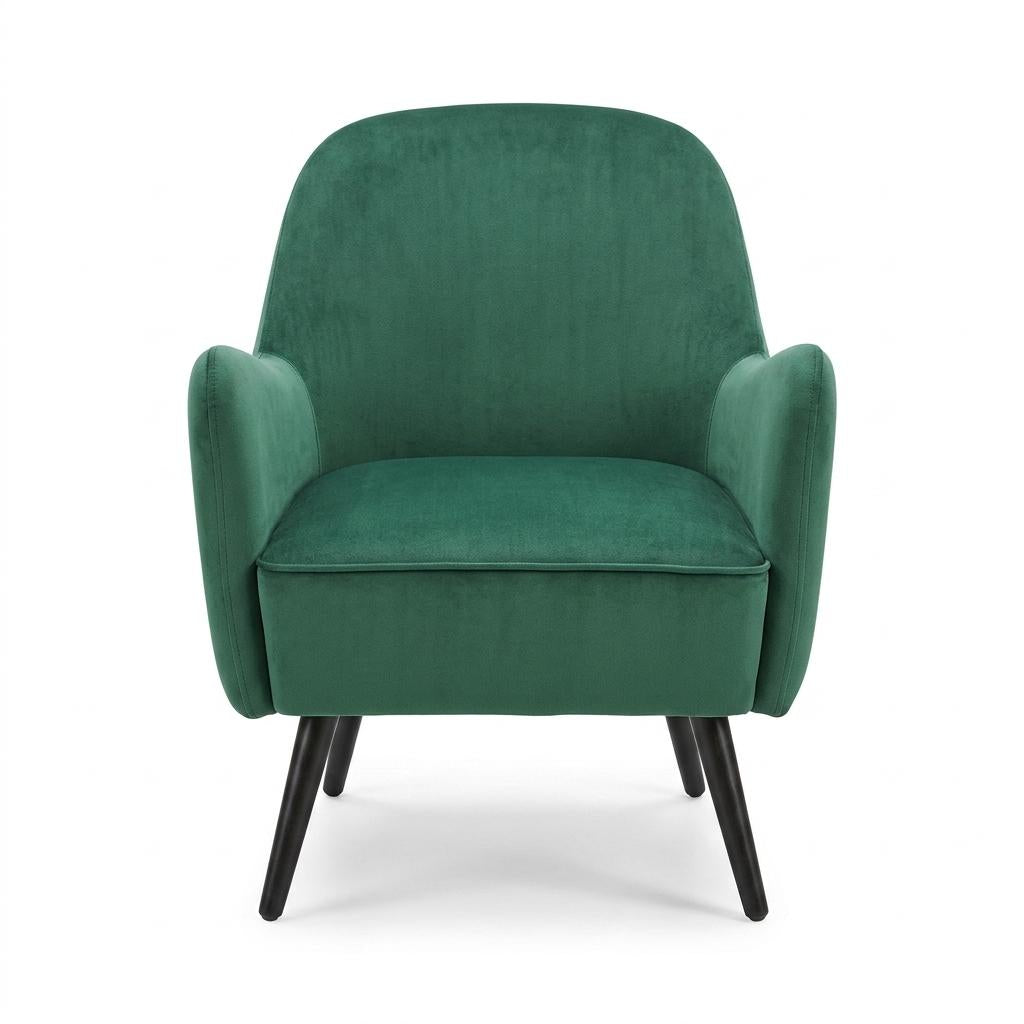 Modern Accent Velvet Chair - RELPHE GREEN