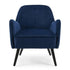 Modern Velvet Accent, Blue Upholstery - RELPHE NAVY