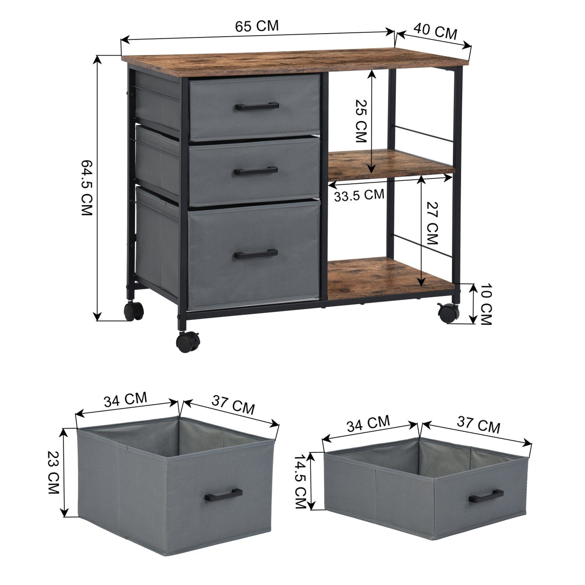 Remiel Kitchen Cart