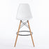 Modern Bar Stool, Solid Beech Wood Legs – RICO BAR-73 WHITE