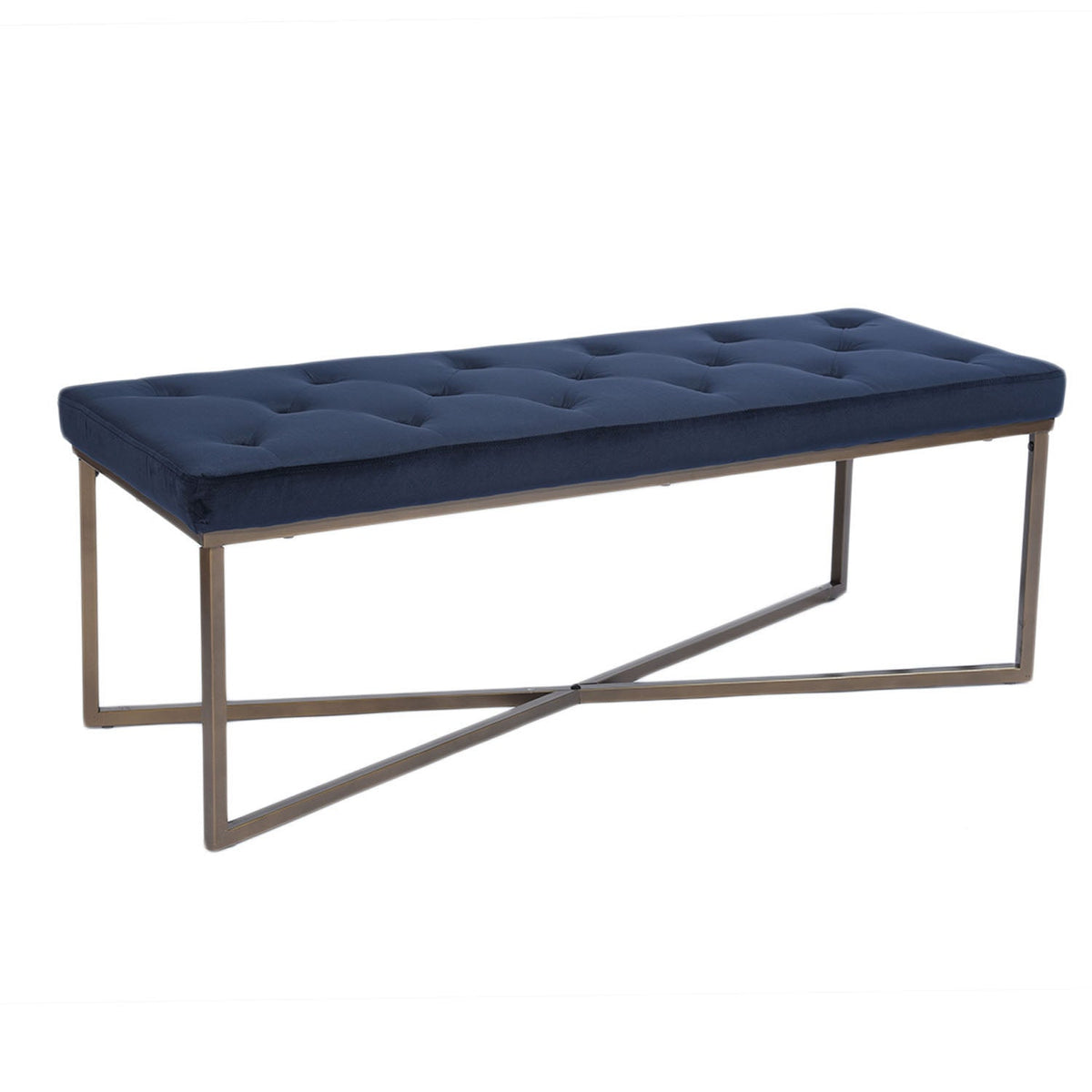 Rizzo Velvet Bench