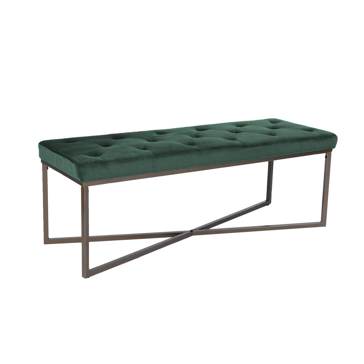 Rizzo Velvet Bench