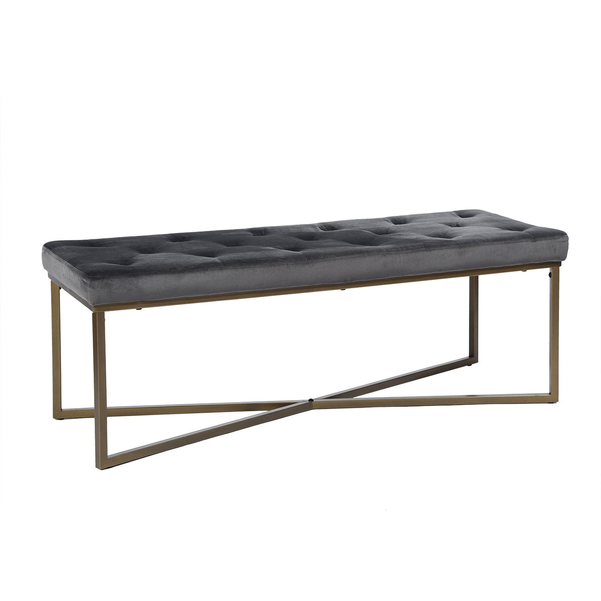 Rizzo Velvet Bench