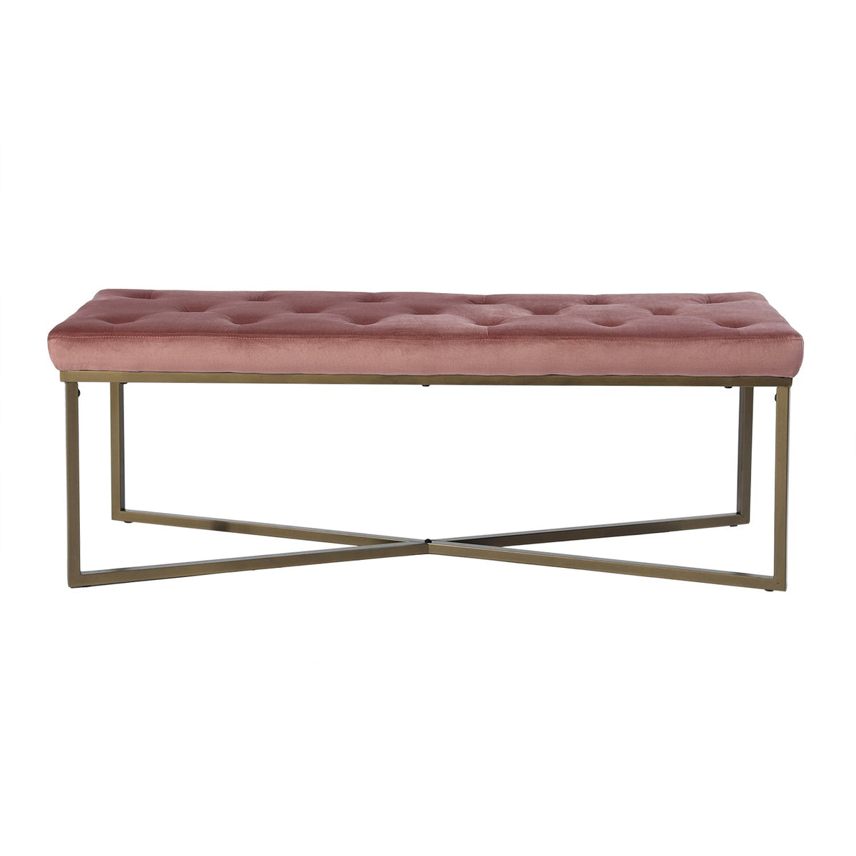 Rizzo Velvet Bench