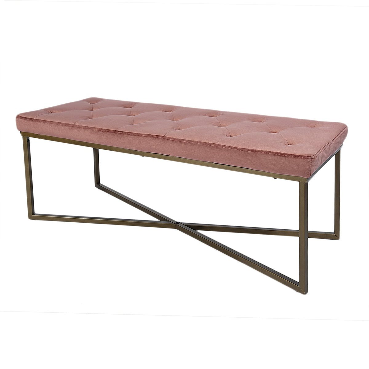 Rizzo Velvet Bench