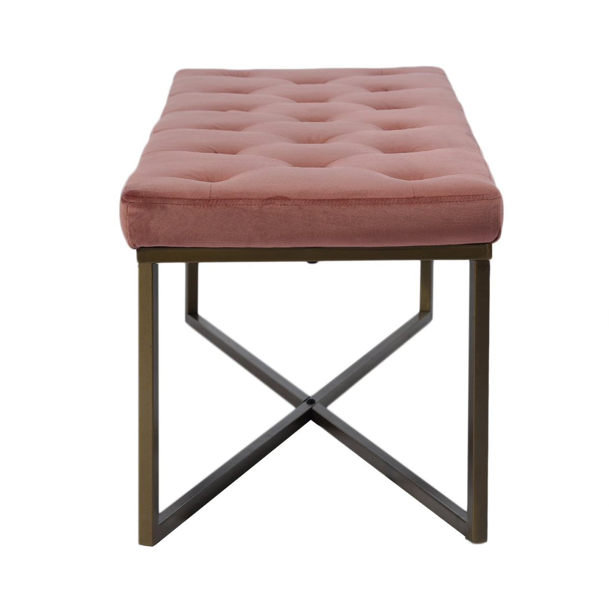 Rizzo Velvet Bench