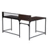 Roger Vintage Brown L Shape Working Desk