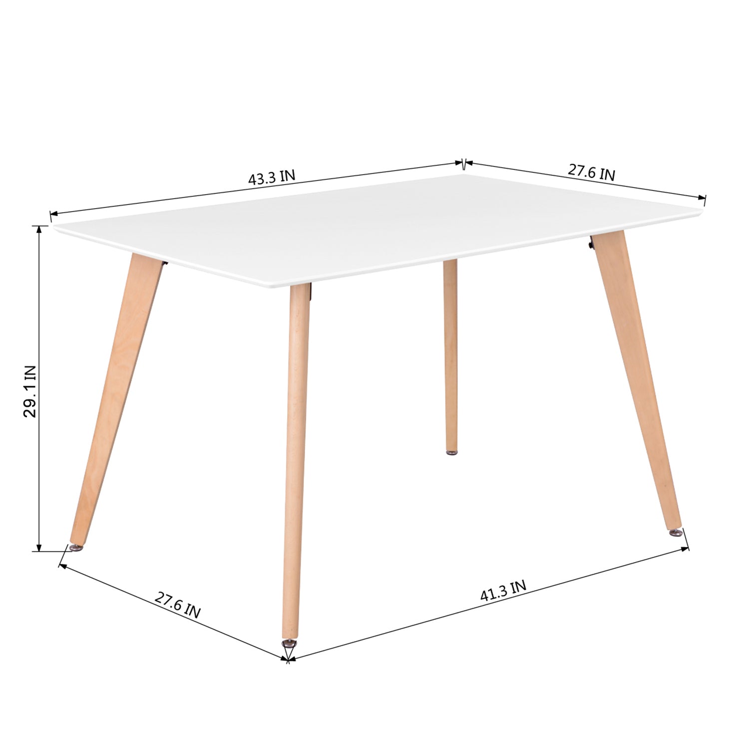 Rookie Square Leg Dining Table