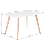 Rookie Square Leg Dining Table