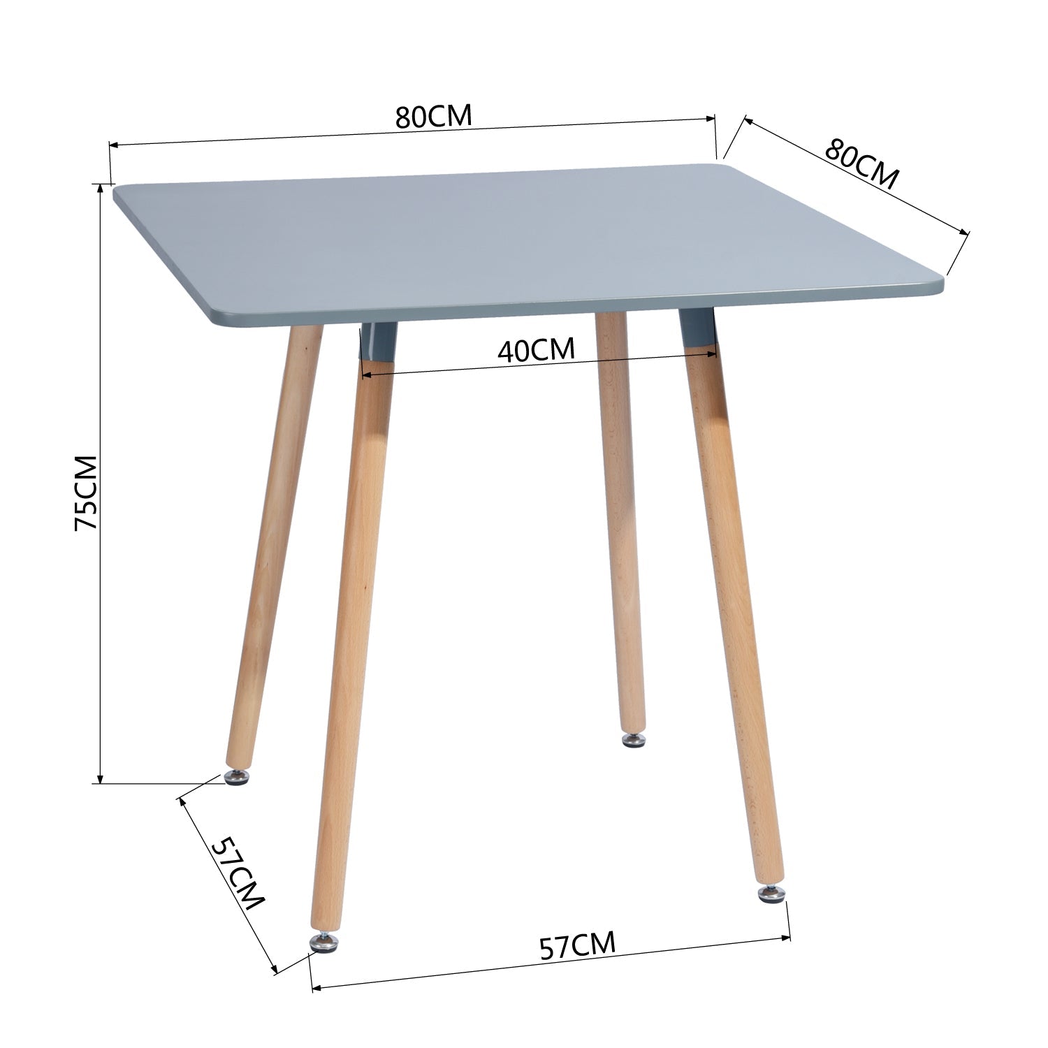 Rookie Square Shape Dining Table