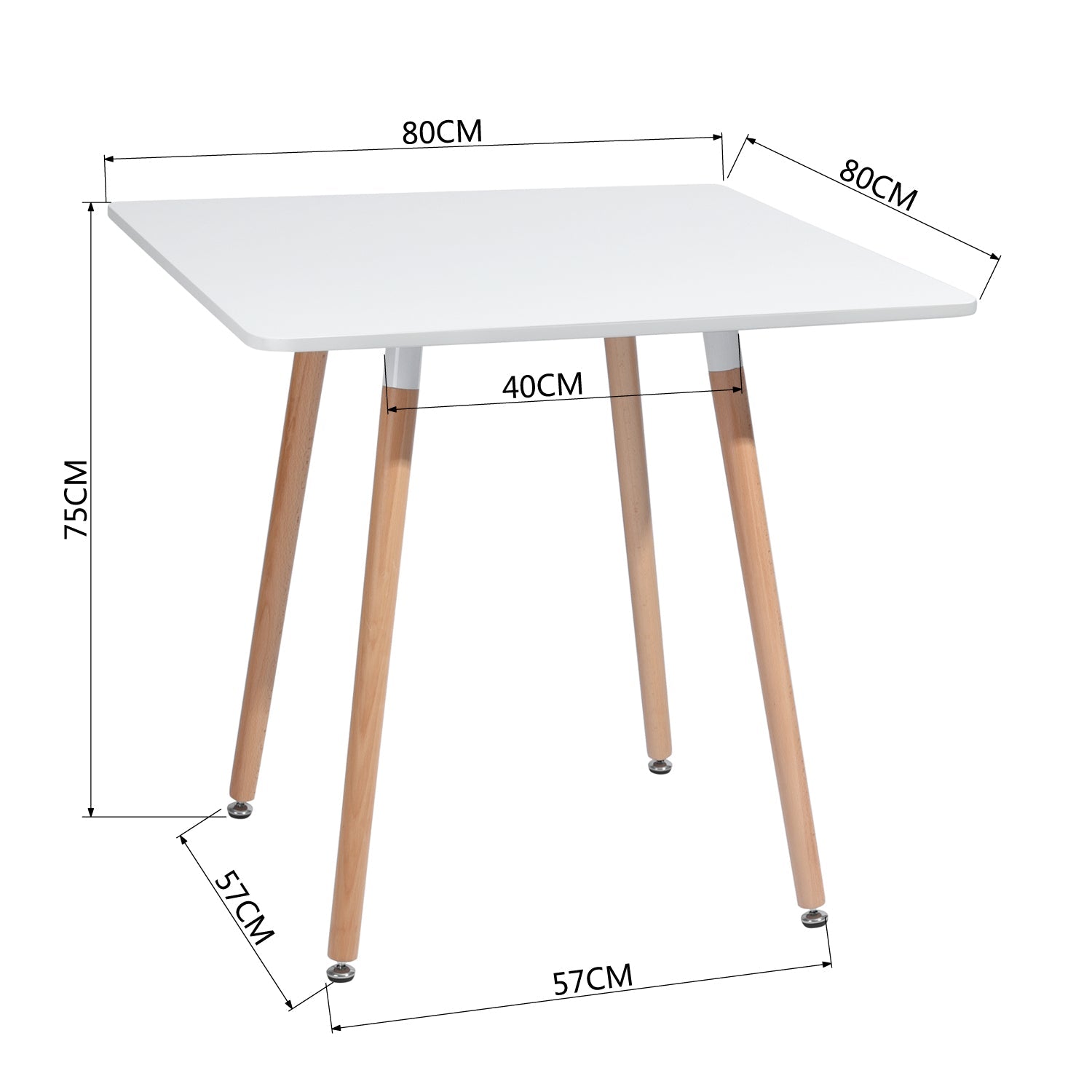 Rookie Square Shape Dining Table