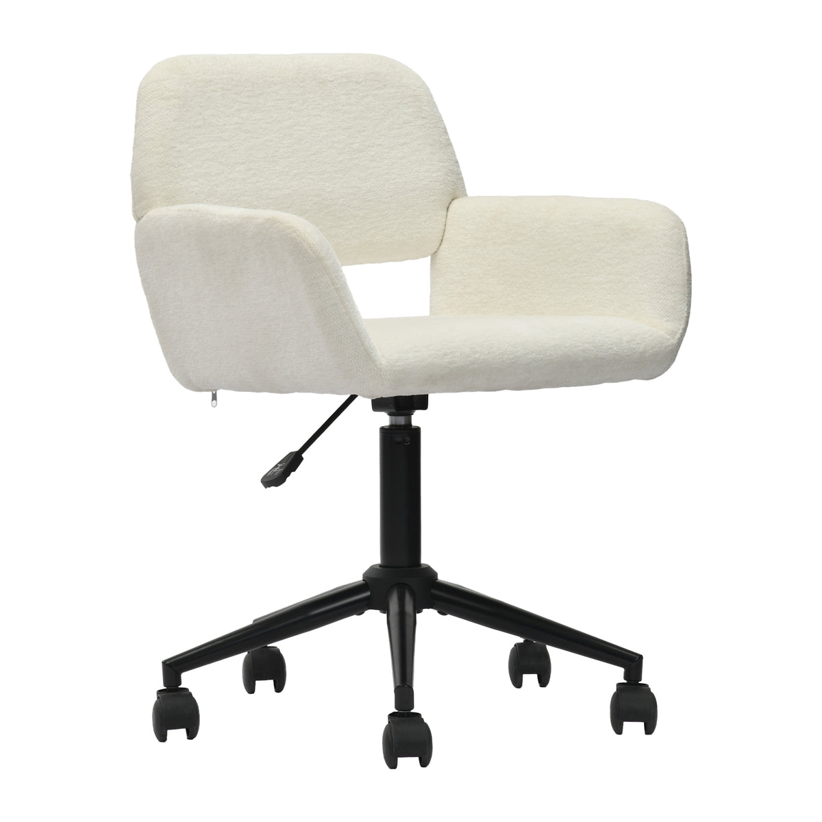 Modern Chenille Office Chair, Adjustable Gaslift - ROSS KD
