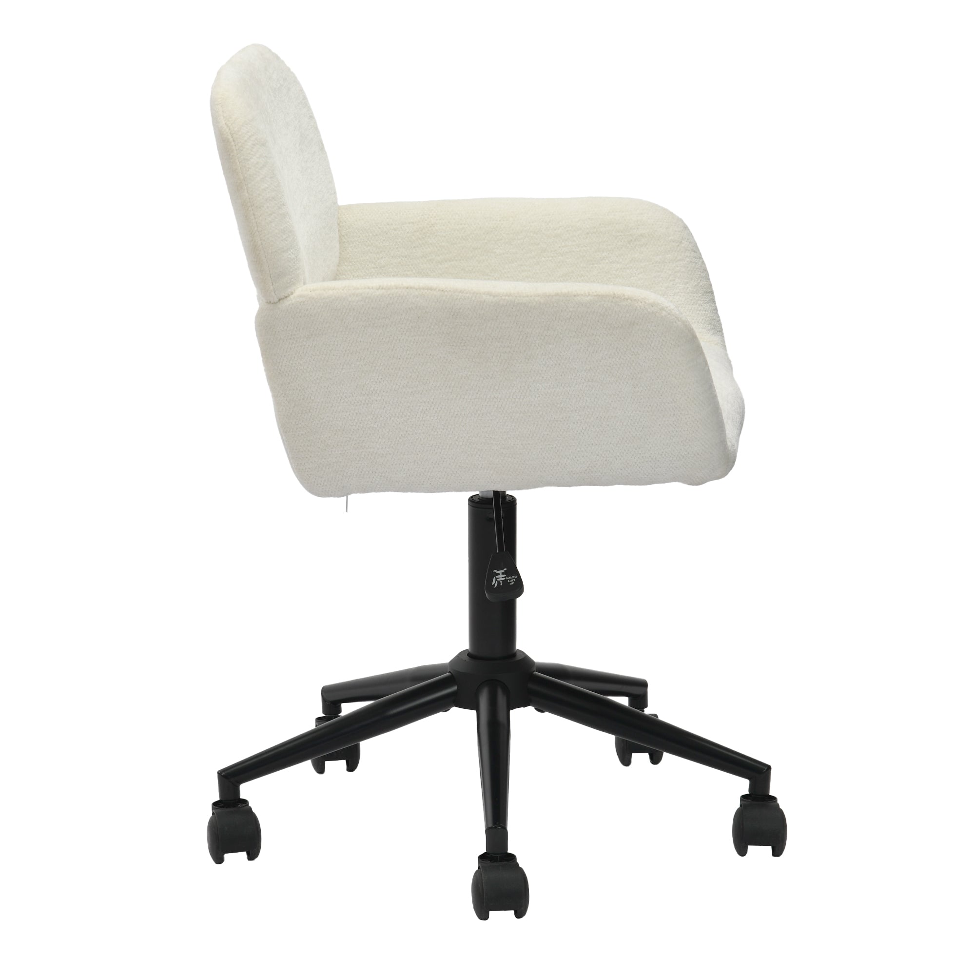 Modern Chenille Office Chair, Adjustable Gaslift - ROSS KD