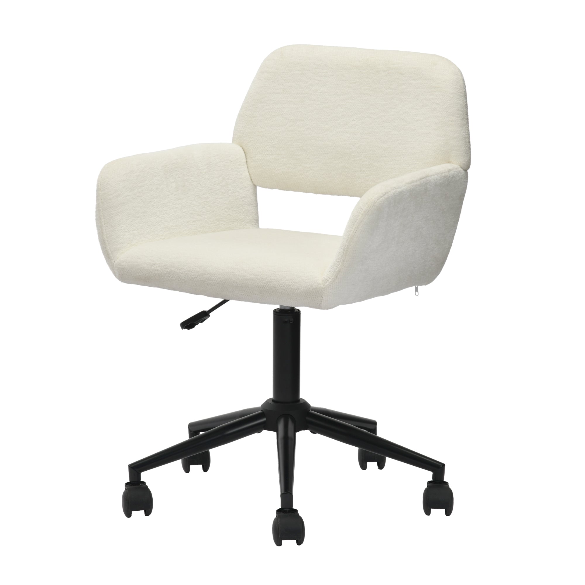 Modern Chenille Office Chair, Adjustable Gaslift - ROSS KD