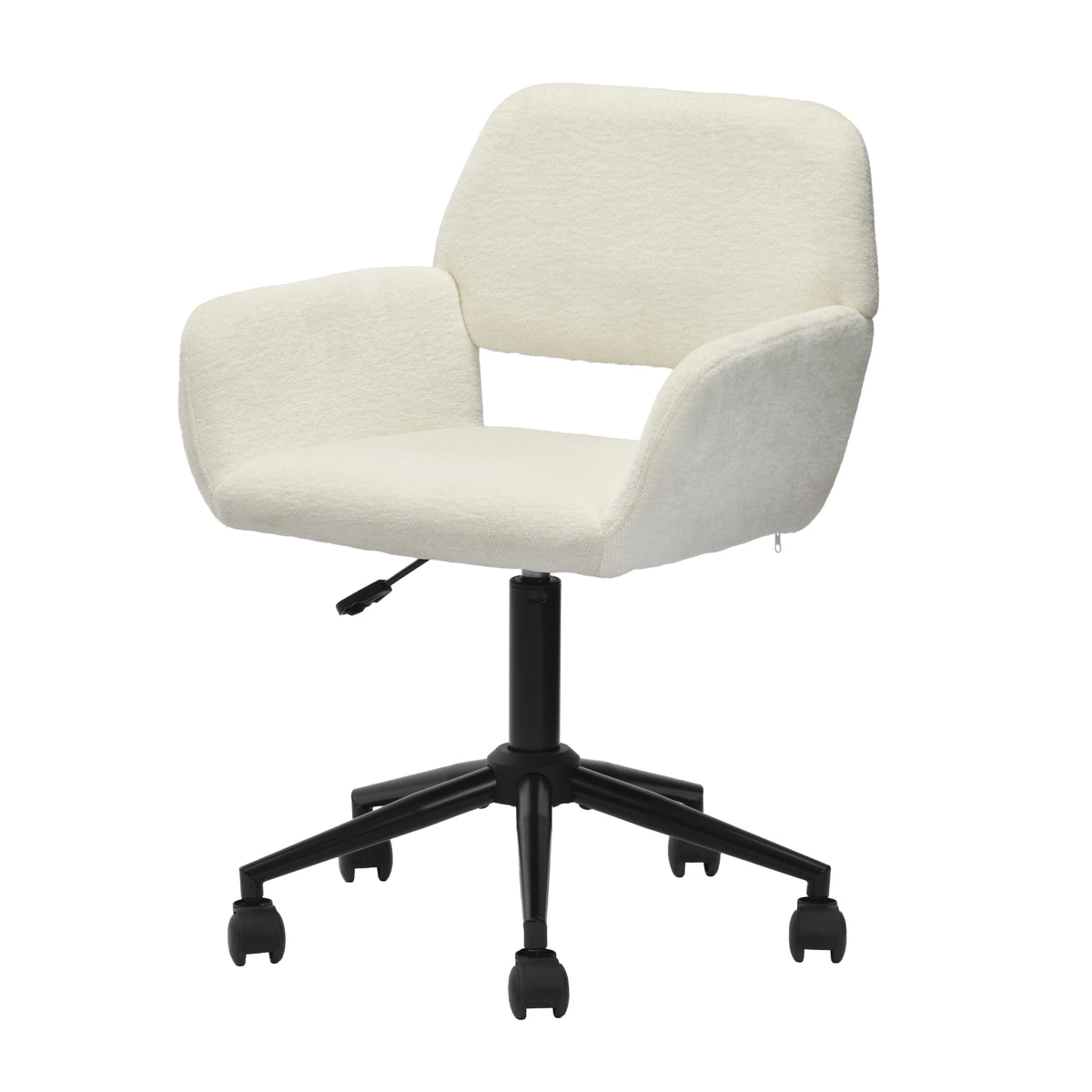 Modern Chenille Office Chair, Adjustable Gaslift - ROSS KD