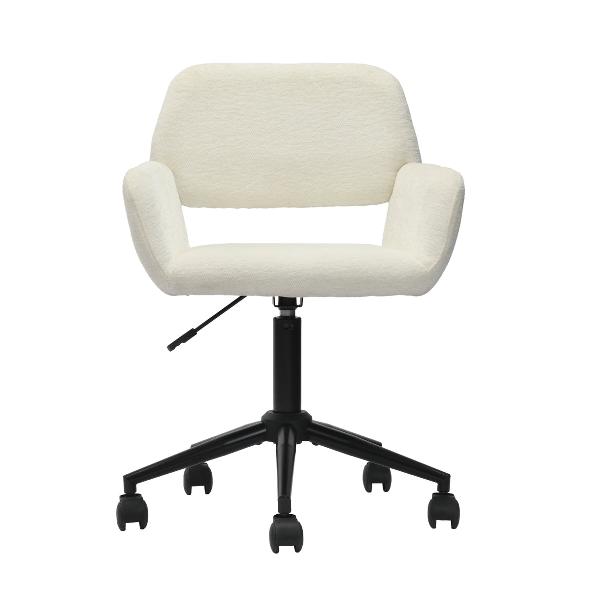 Modern Chenille Office Chair, Adjustable Gaslift - ROSS KD