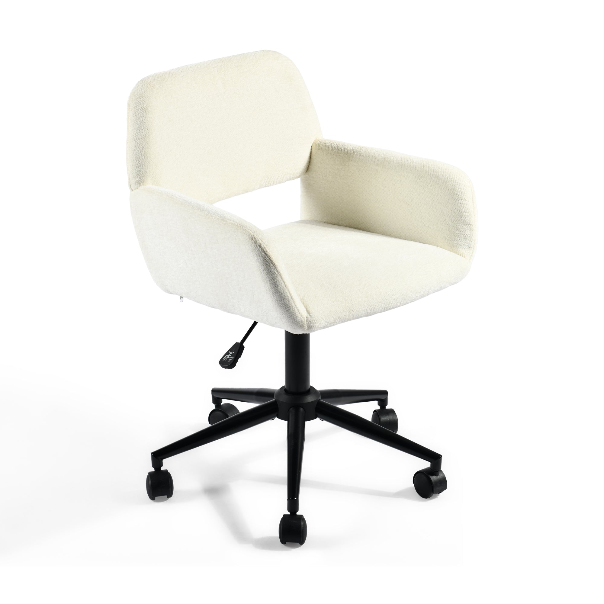 ROSS KD BUFAN BEIGE BLACK – Beige Secretary Office Chair