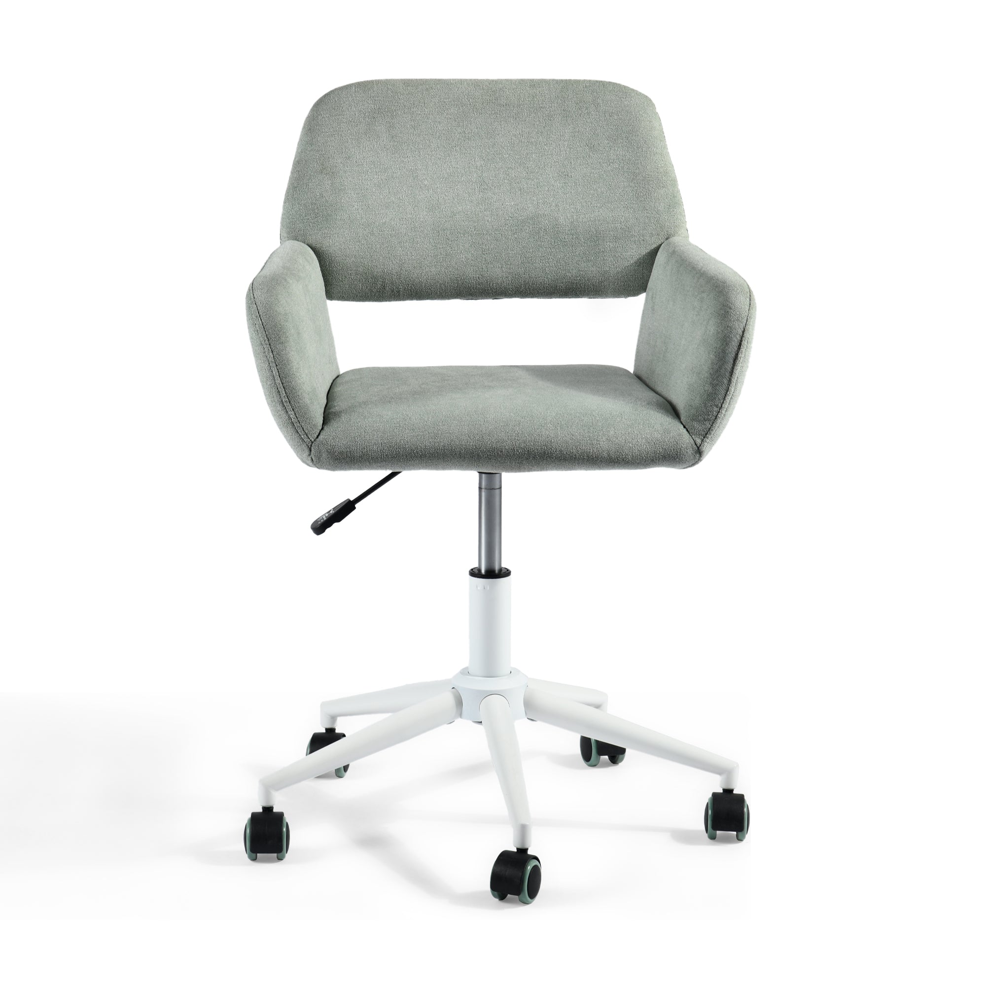 ROSS KD GREEN WHITE LEG – Beige Secretary Office Chair