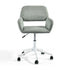 ROSS KD GREEN WHITE LEG – Beige Secretary Office Chair