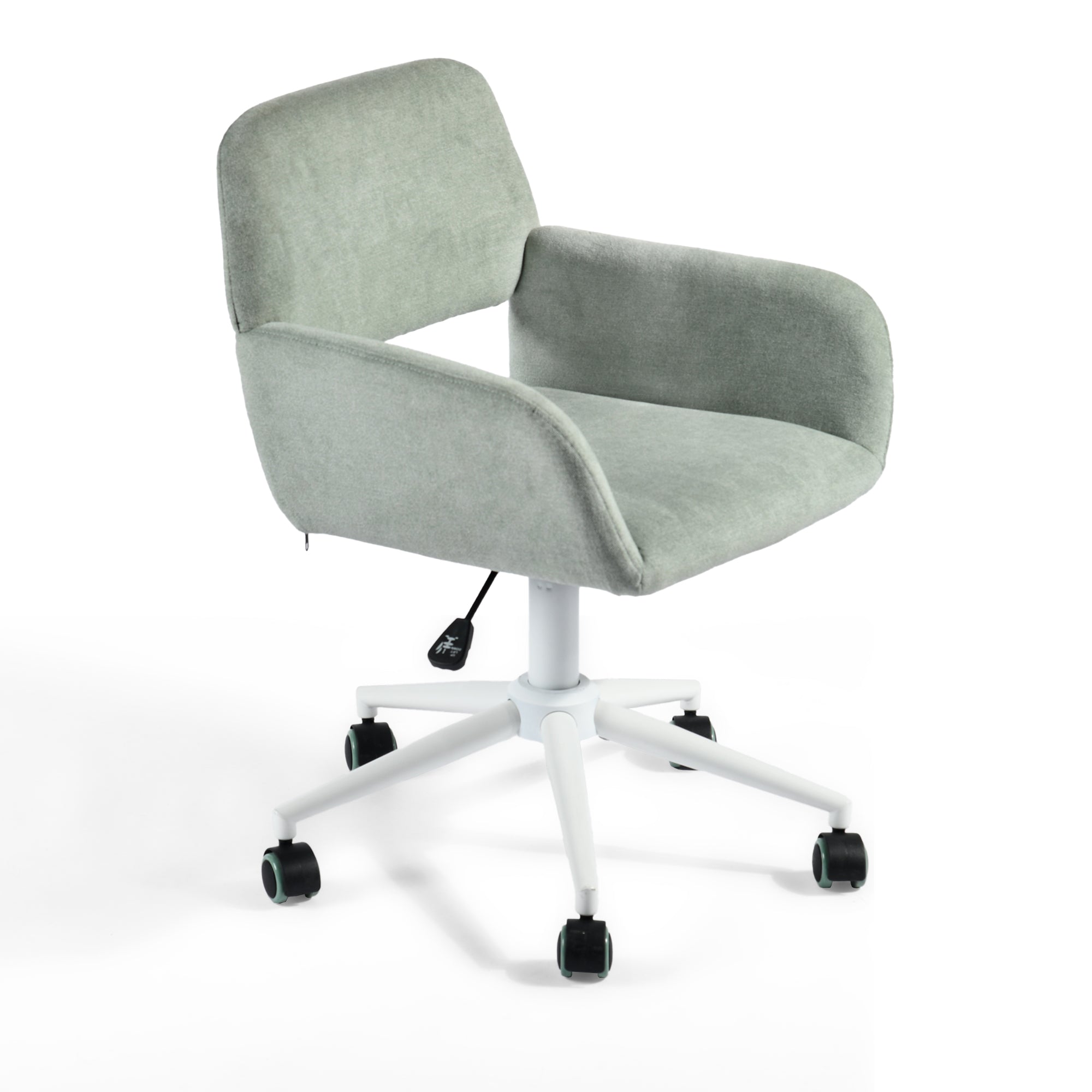 ROSS KD GREEN WHITE LEG – Beige Secretary Office Chair