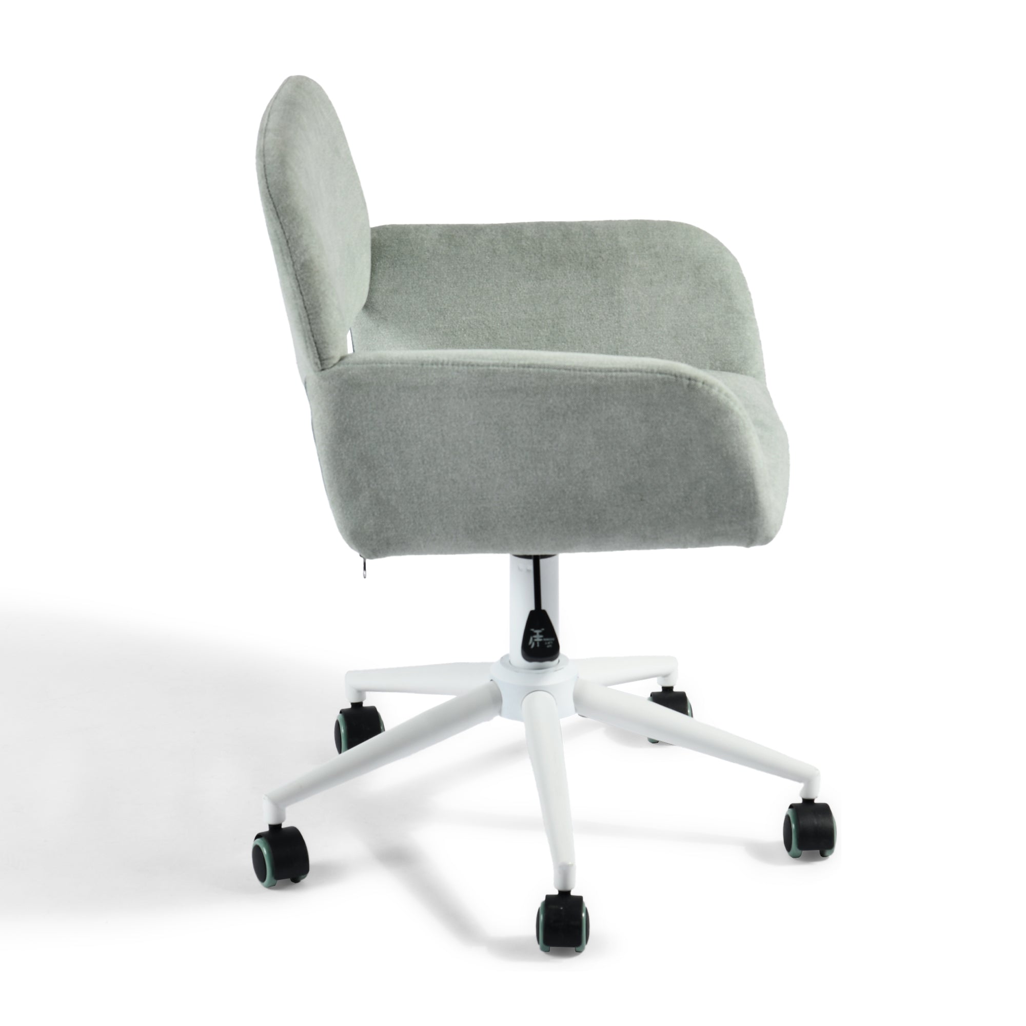 ROSS KD GREEN WHITE LEG – Beige Secretary Office Chair