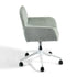 ROSS KD GREEN WHITE LEG – Beige Secretary Office Chair
