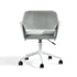 ROSS KD GREEN WHITE LEG – Beige Secretary Office Chair