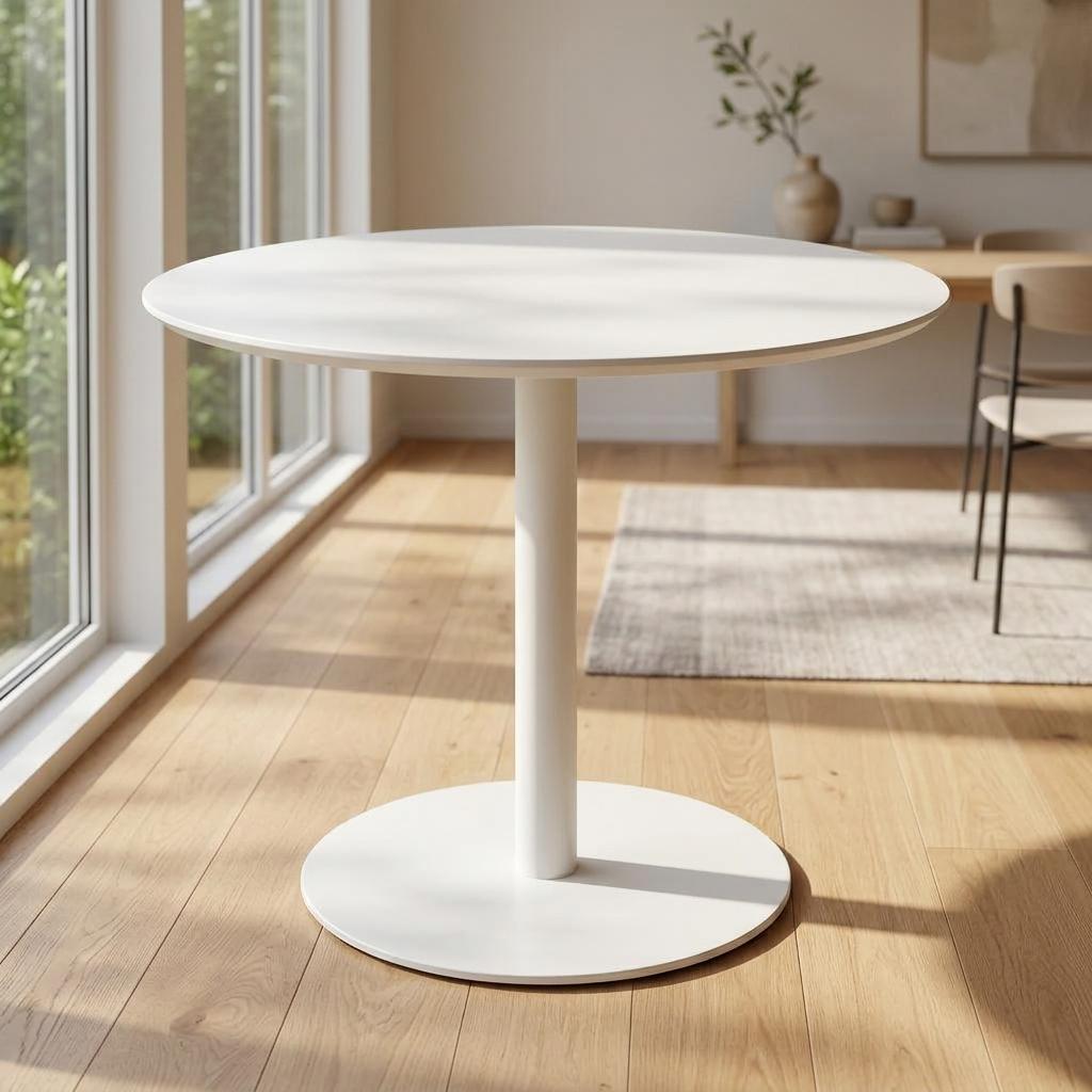 Modern Pink Dining Table, MDF E1 Board, Powder Coated – ROUSSEL