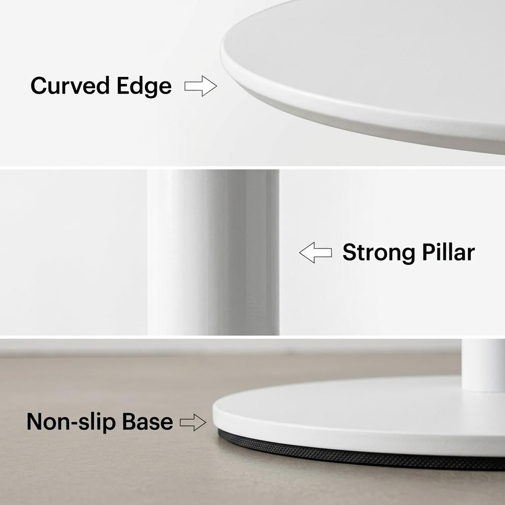 Modern Pink Dining Table, MDF E1 Board, Powder Coated – ROUSSEL