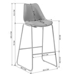 Russ Plastic Barstool