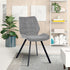 Modern Grey Fabric Dining Chair - SAFARI GREY A