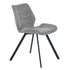 Modern Grey Fabric Dining Chair - SAFARI GREY A