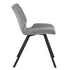 Modern Grey Fabric Dining Chair - SAFARI GREY A