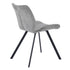 Modern Grey Fabric Dining Chair - SAFARI GREY A