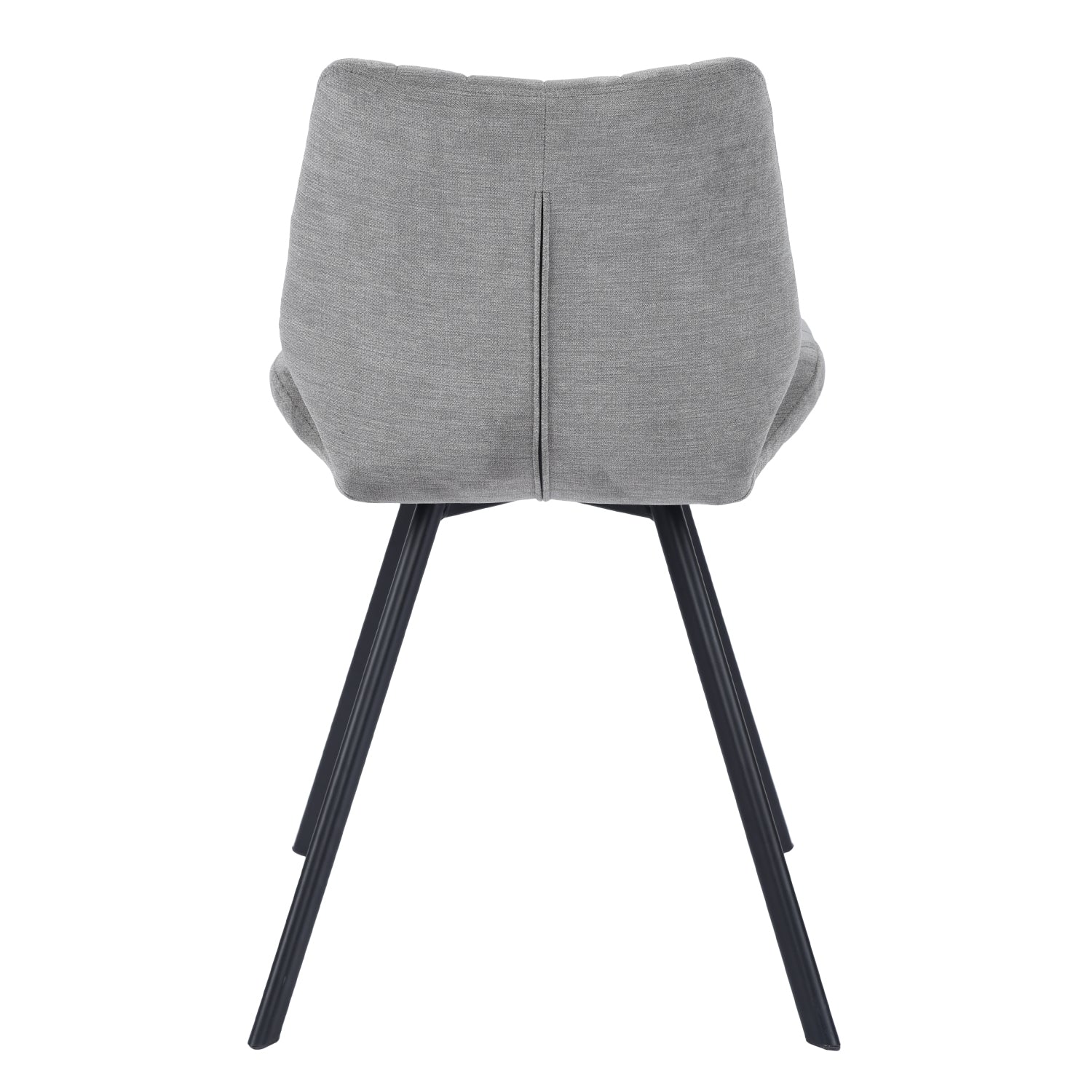 Modern Grey Fabric Dining Chair - SAFARI GREY A
